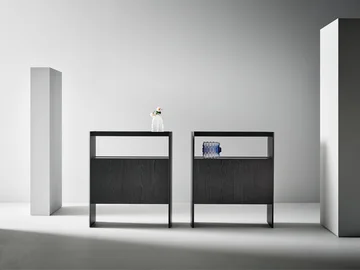 Bonaldo Alicanto: Alicanto High: tall sideboard with open upper compartment · View 1