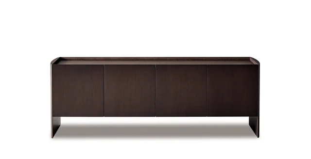 Bonaldo Alicanto: Sideboard and tall storage unit with side panels reaching the floor · View 8