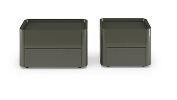 Bonaldo Arragan night accessories: Nachttisch mit Schubladen · Ansicht 1