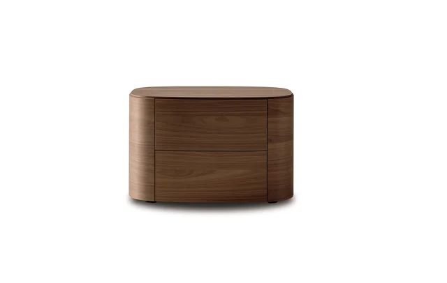 Bonaldo Isabey Bedside Table: Bedside tables with one or two drawers and rounded wooden edges · View 6