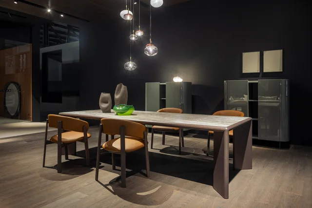 Bonaldo Salone del Mobile 2026: Milan fair presentation with seating groups, tables and bedrooms · View 2