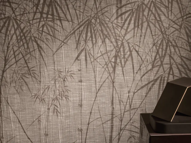 Glamora Vespera Collection: Chiaroscuro – pleated textile wall design · Motif detail