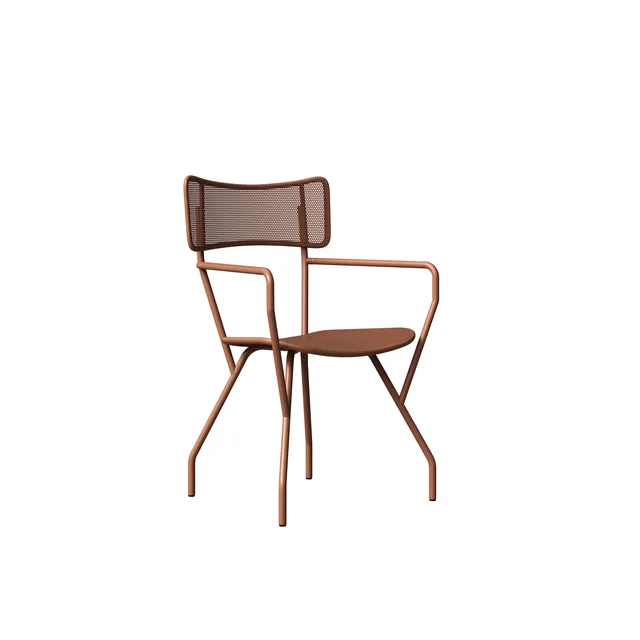 New Life Martina Outdoor & Dehors: Outdoor-Metallstuhl mit Armlehnen · Ansicht 12