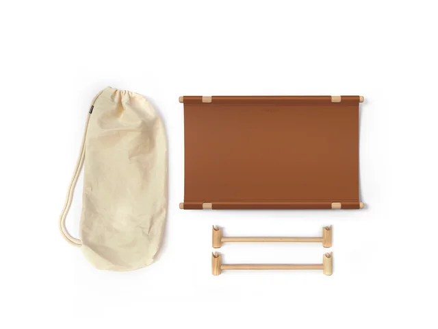 Opinion Ciatti Berberé: Low dog bed with a wooden frame and stretched surface · View 7